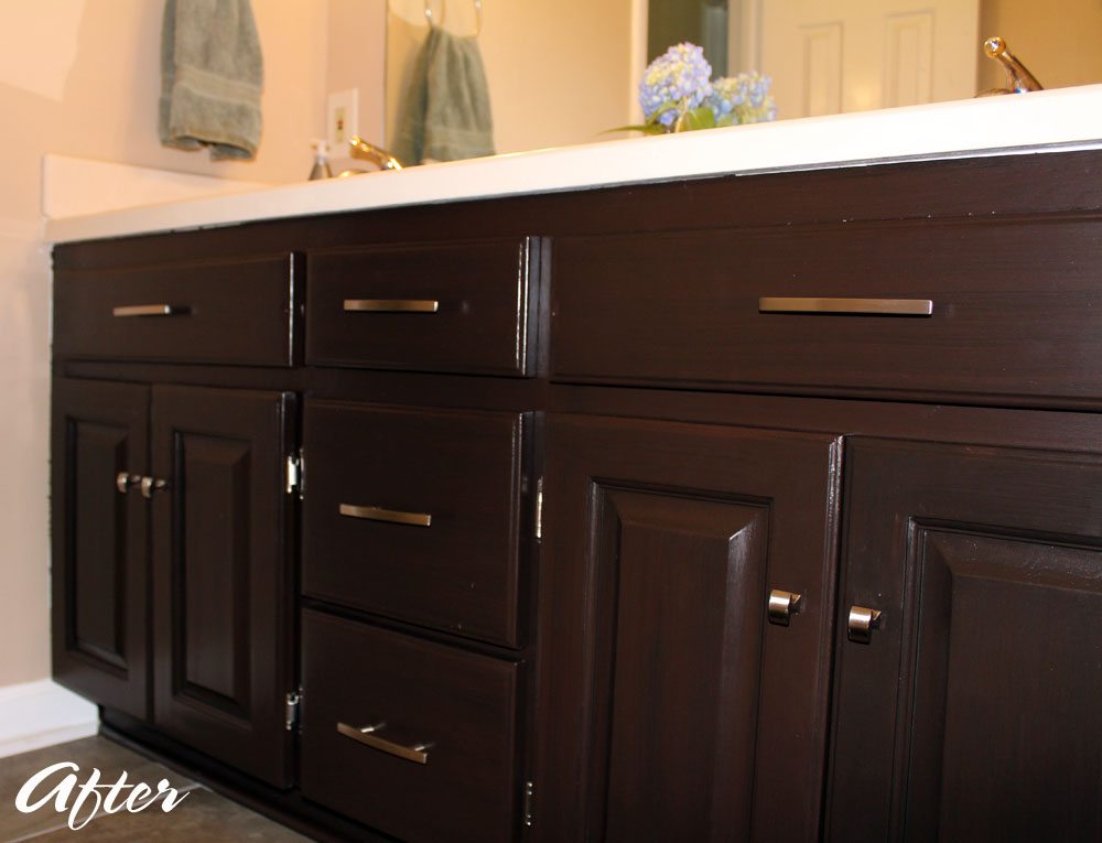 Bathroom Cabinet Makeover After_RtSideView