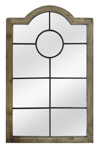 window pane mirrors transitional home decor