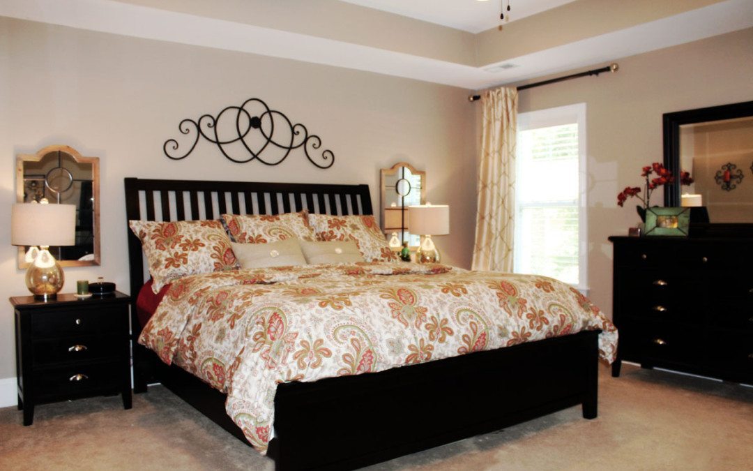 Transitional Master Bedroom Makeover in Hampstead, NC