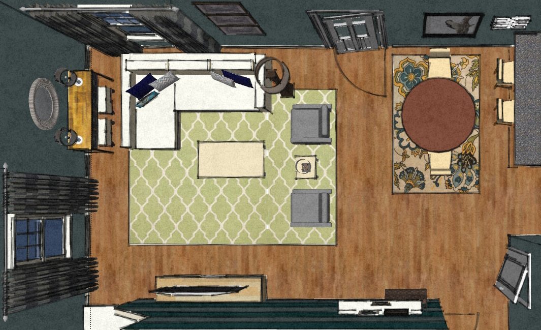 modern living room layout ideas