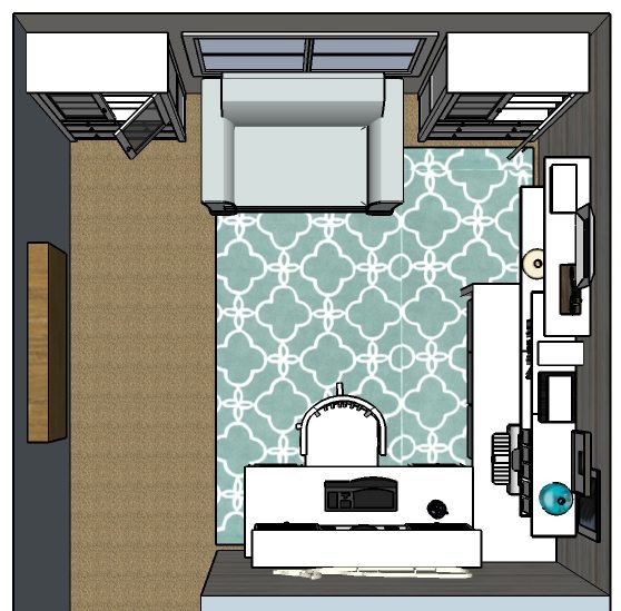 style type room layout