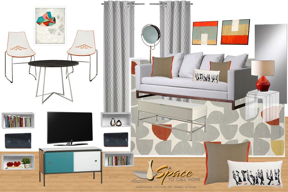 contemporary-loft-studio-design Contemporary Living Room Design